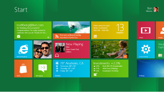 Installation Screenshots of Windows 8 Developer Preview