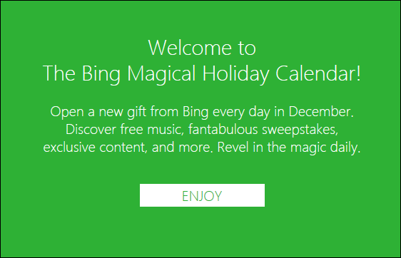 Bing giveaway