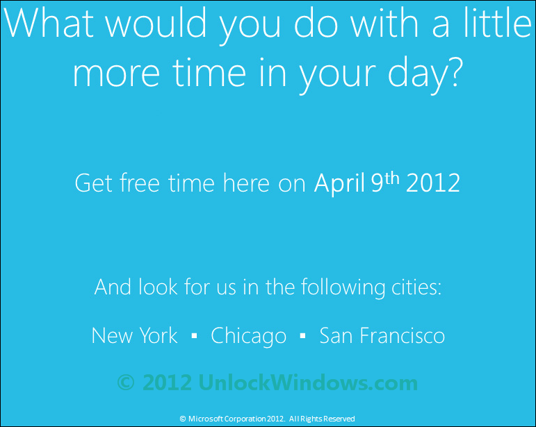 Windows Phone Time Machine Promotion