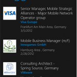 LinkedIn app for Windows Phone