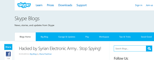 Skype account hacked by SEA