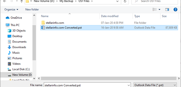 how to open pst file in outlook